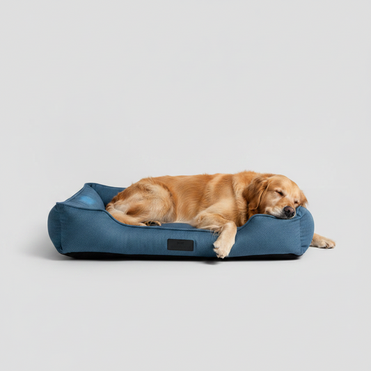 Cotton Sleeper Dog Bed Denim