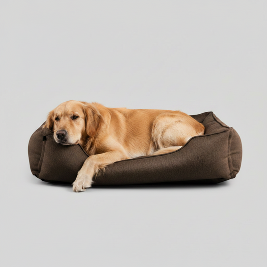 Cotton Sleeper Dog Bed With Flat Surface