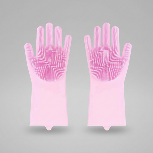 Gentle Grooming Glove With Soft Bristle Nubs