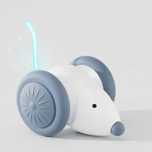 Interactive Mouse Toy with LED Tail