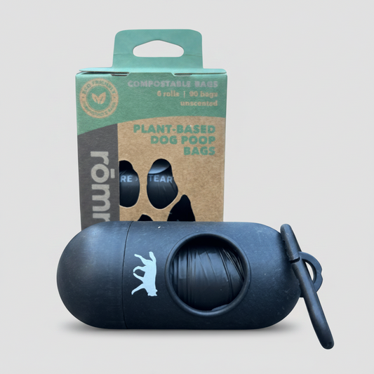 Sleek Dispenser With Compostable Bags