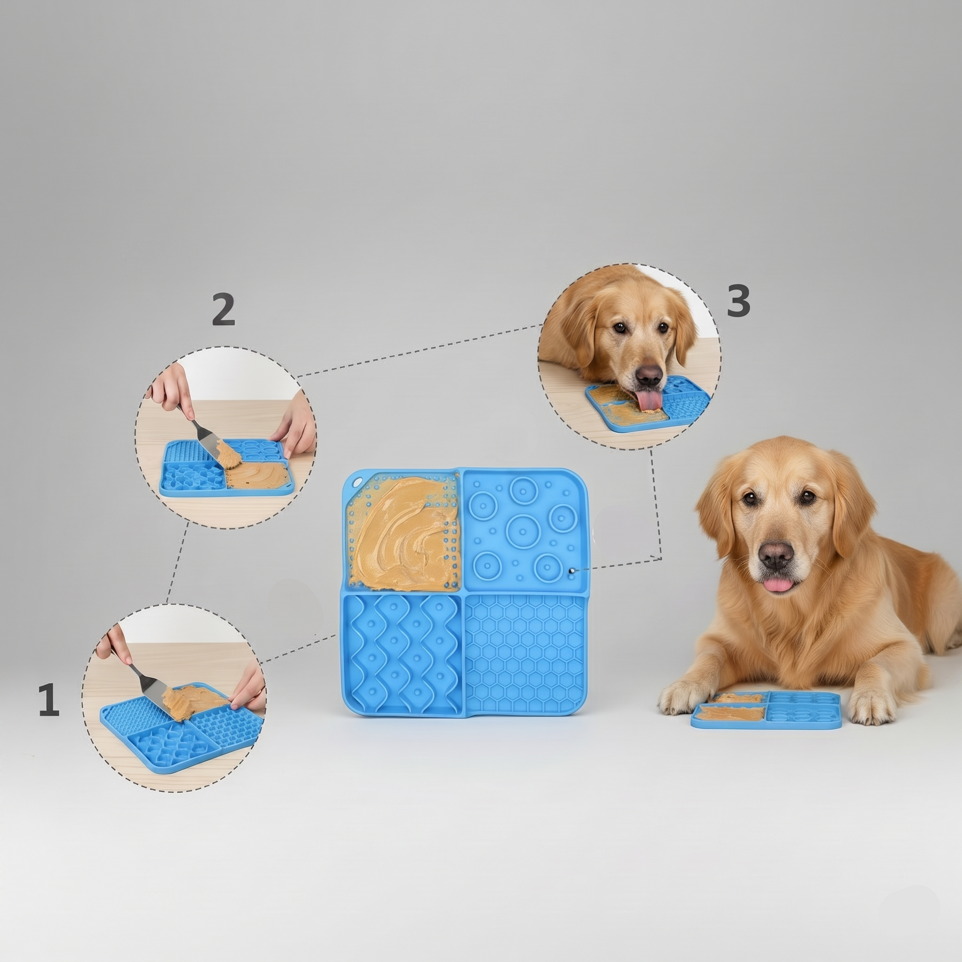 Anti Slip Lick Mat Slow Feeder