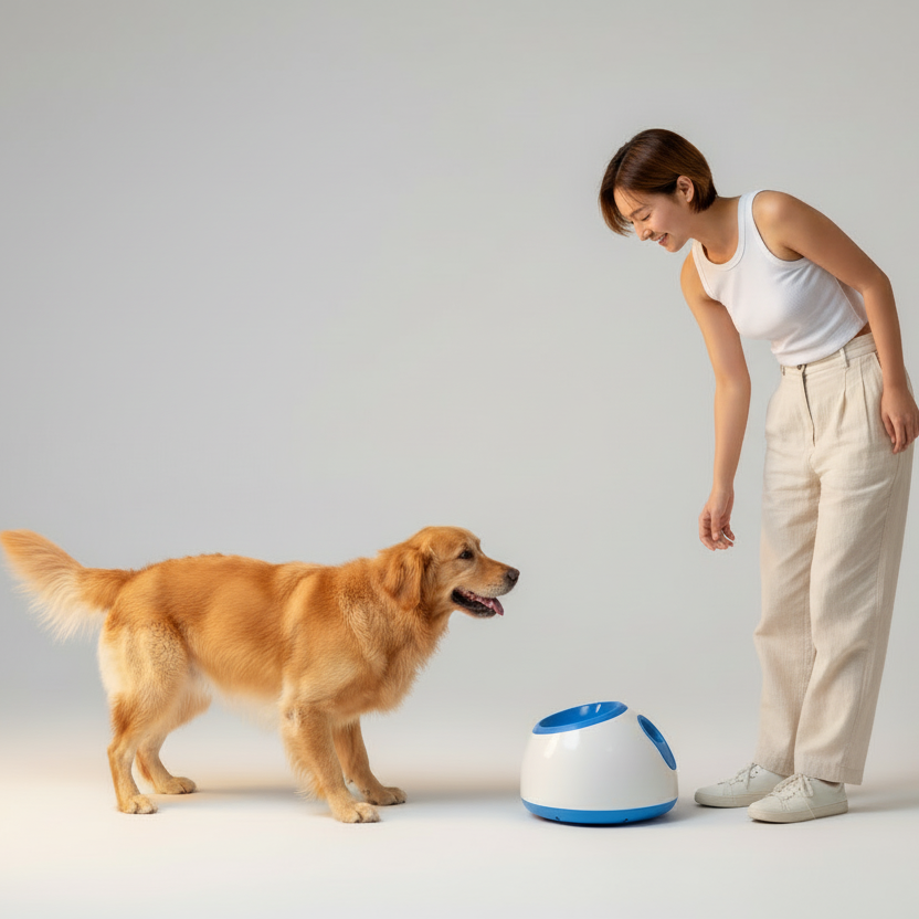 Automatic Dog Ball Launcher With 3 Distance Settings