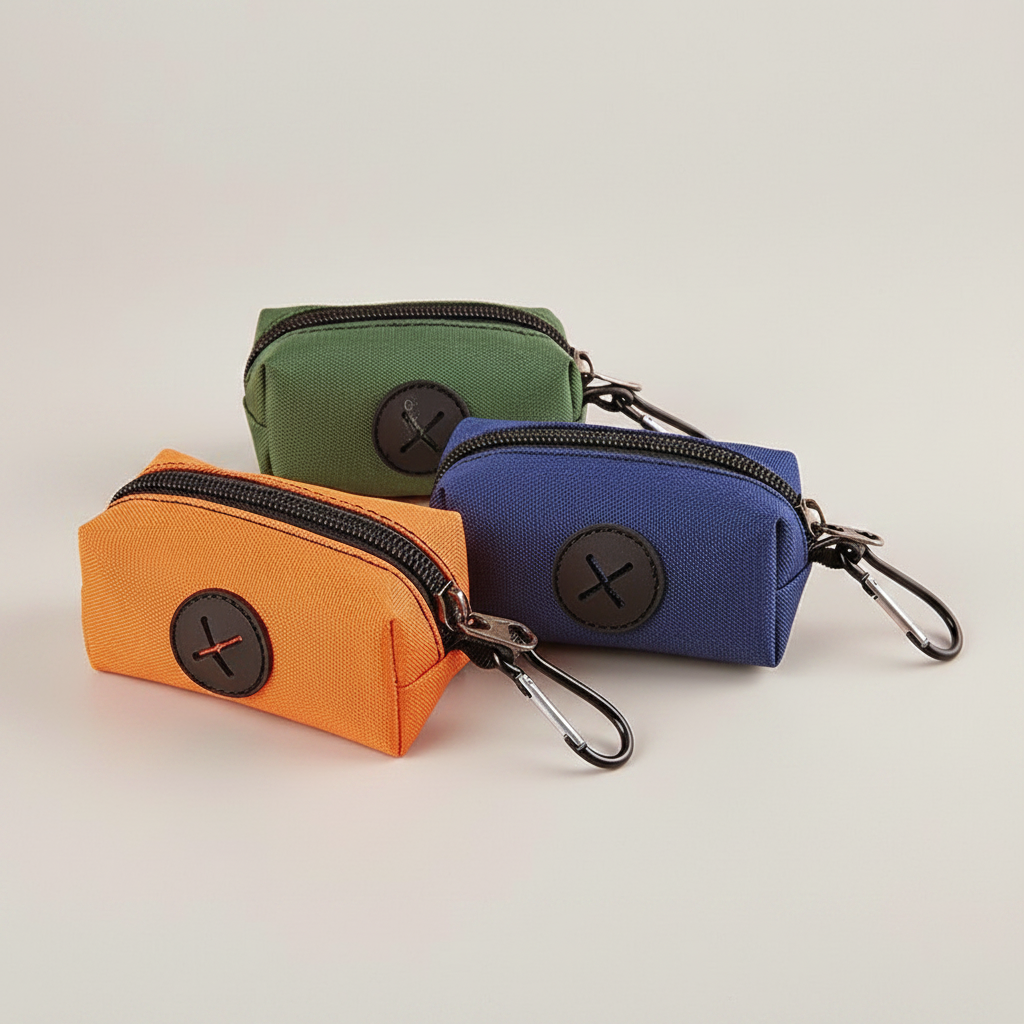 Canvas Utility Pouch With Carabiner