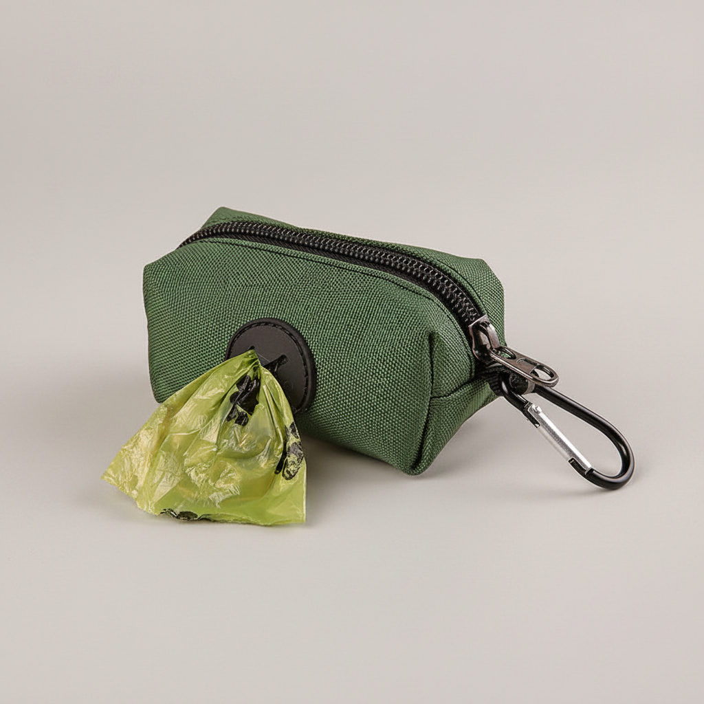 Canvas Utility Pouch With Carabiner