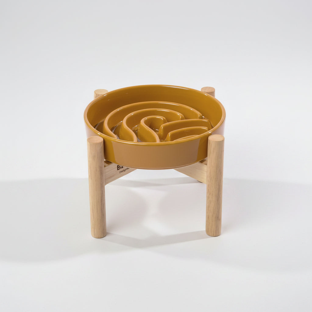Ceramic Slow Feeder Dog Bowls