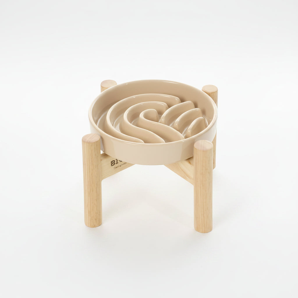 Ceramic Slow Feeder Dog Bowls