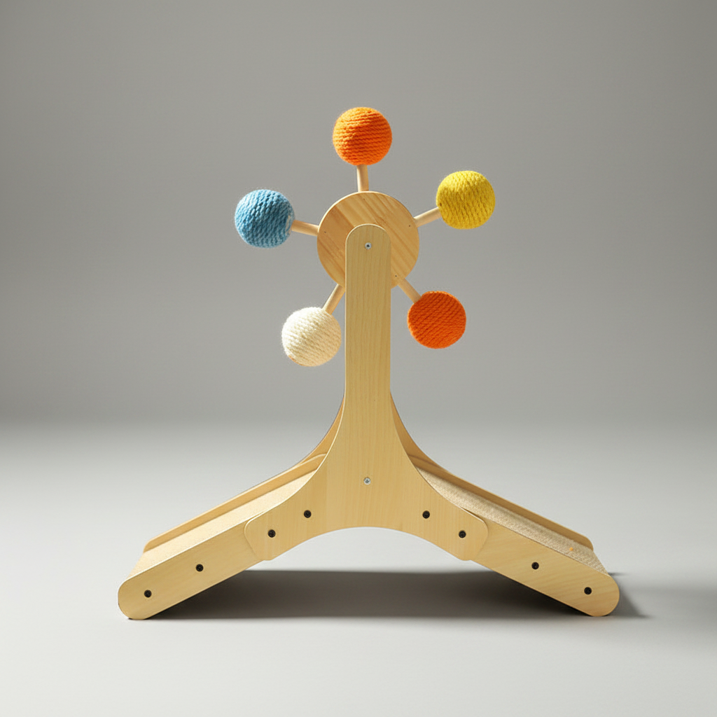 Chic Ferris Wheel Cat Scratcher