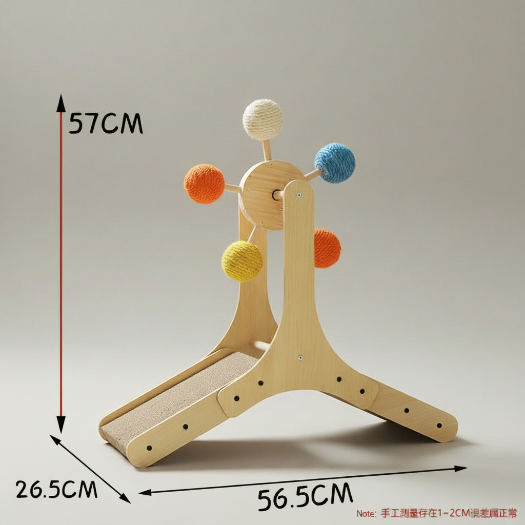 Chic Ferris Wheel Cat Scratcher