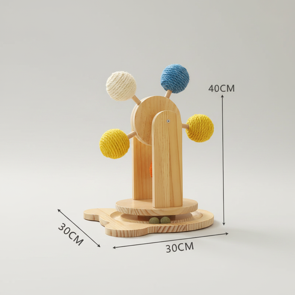 Chic Ferris Wheel Cat Scratcher