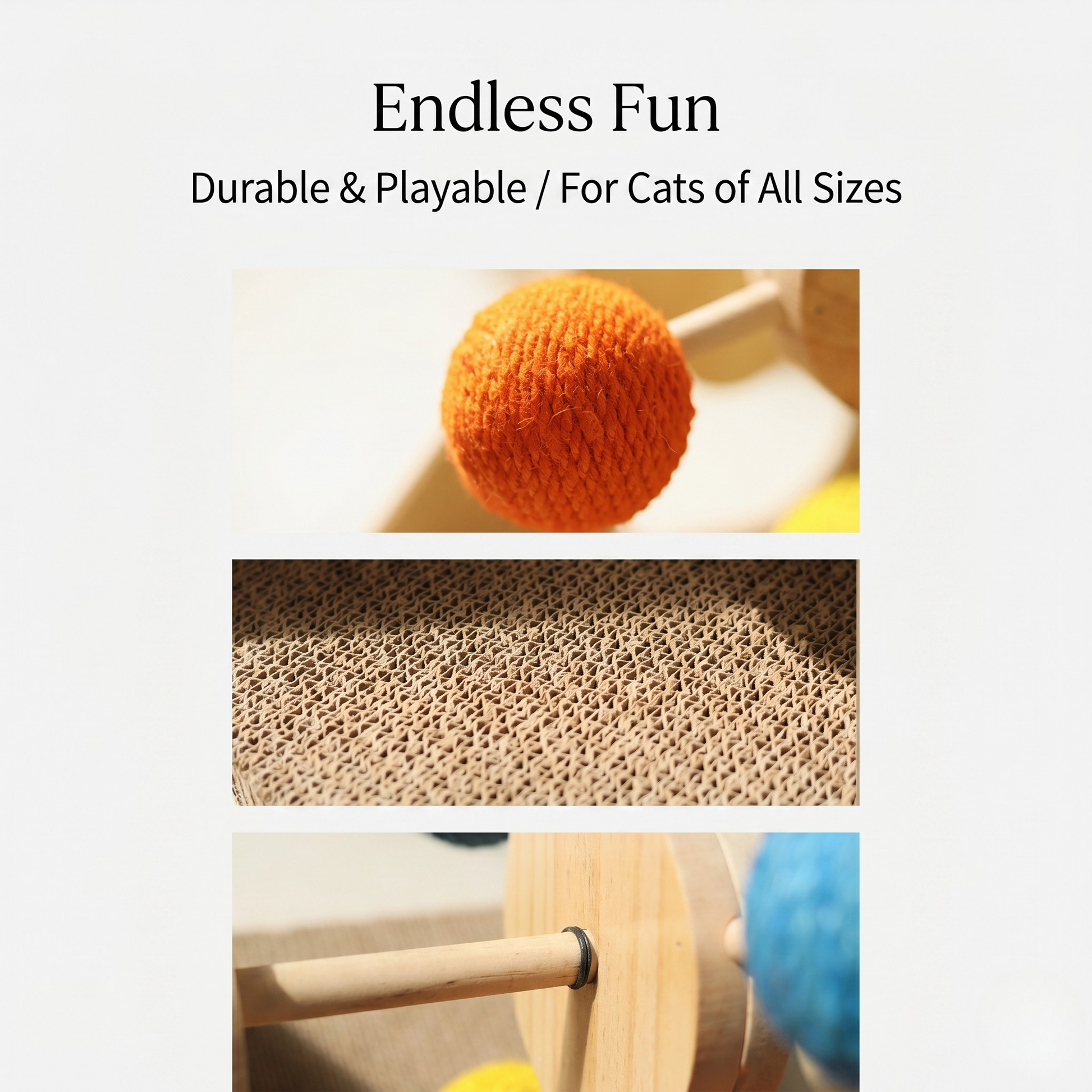 Chic Ferris Wheel Cat Scratcher