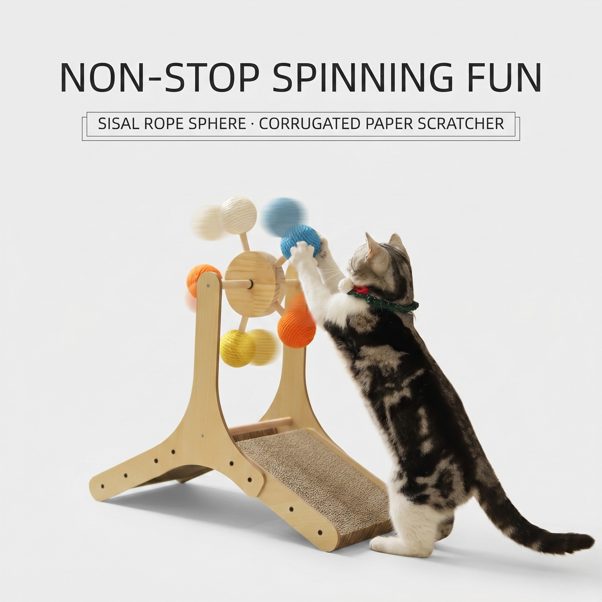 Chic Ferris Wheel Cat Scratcher