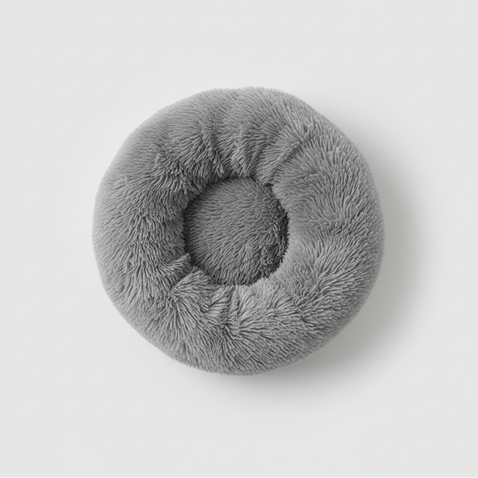 Comfort Donut Pet Bed With Raised Edges