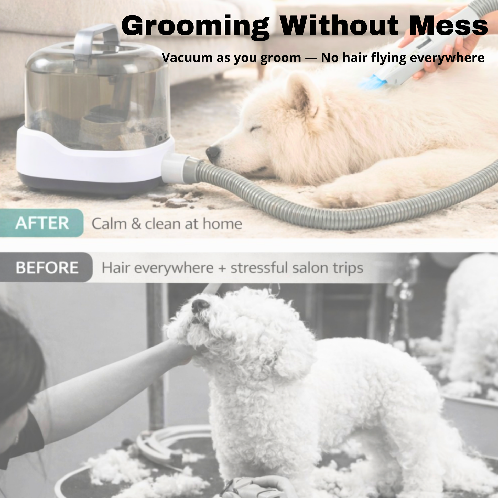 Cordless Vacuum Grooming Kit