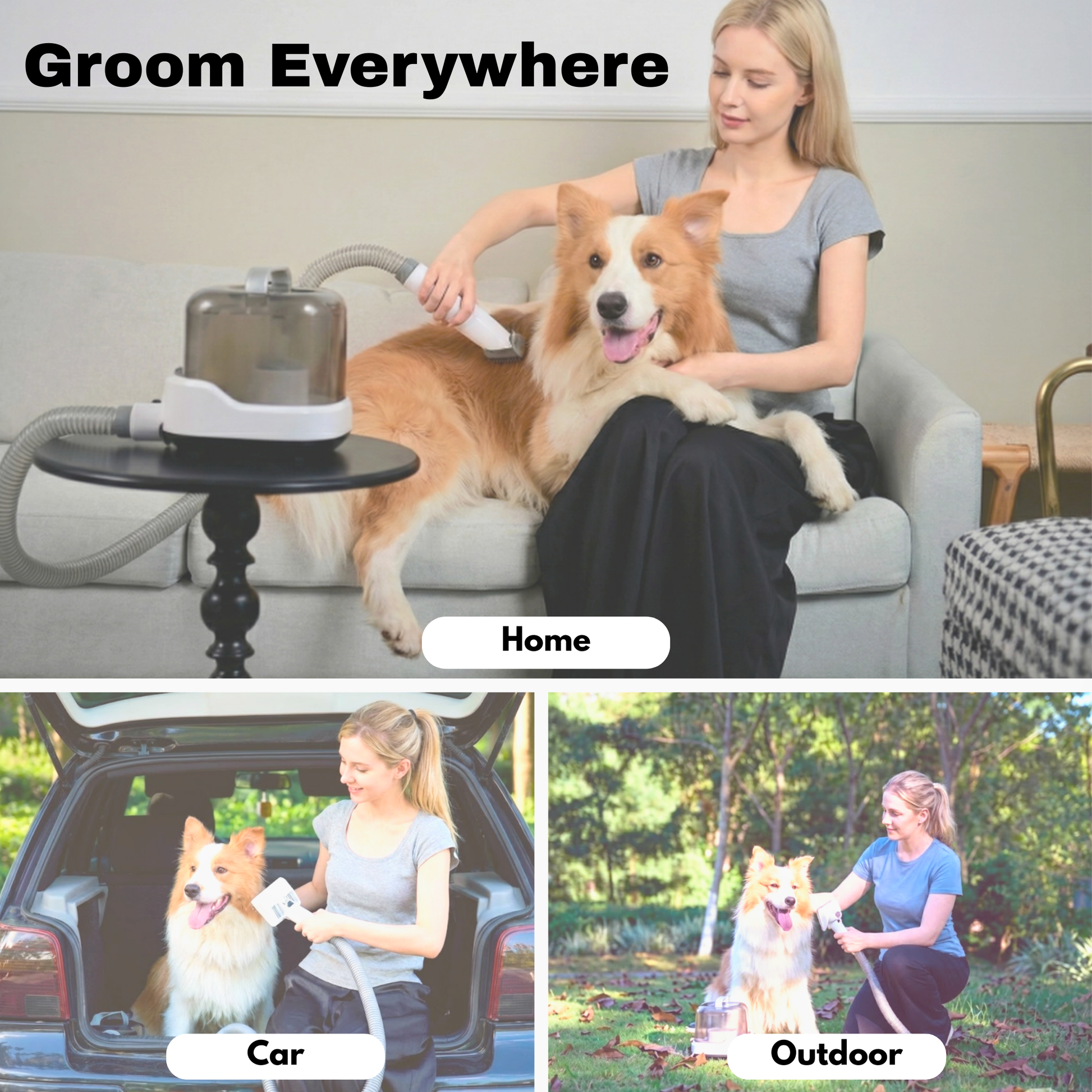 Cordless Vacuum Grooming Kit