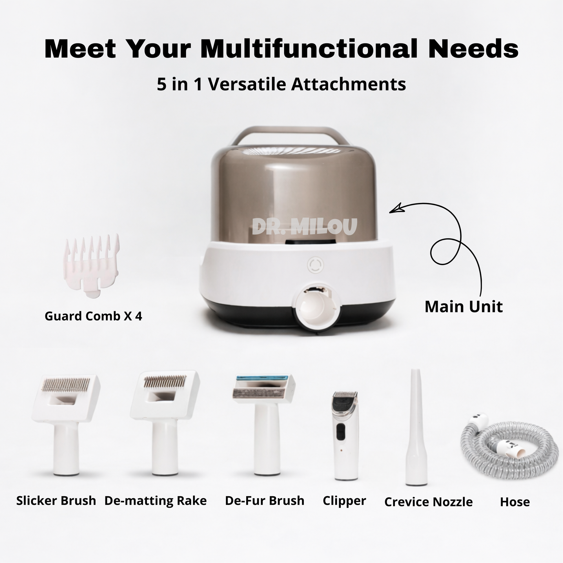 Cordless Vacuum Grooming Kit