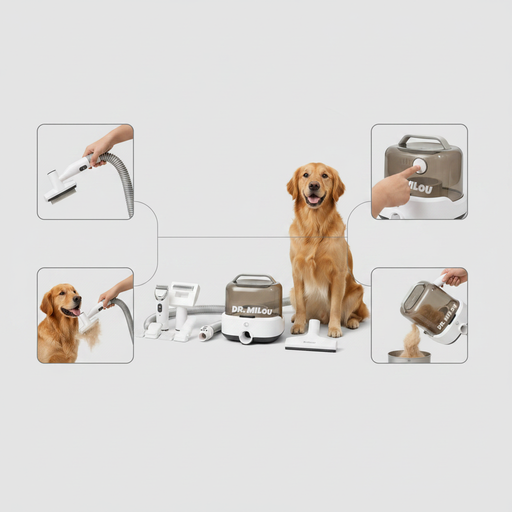 Cordless Vacuum Grooming Kit