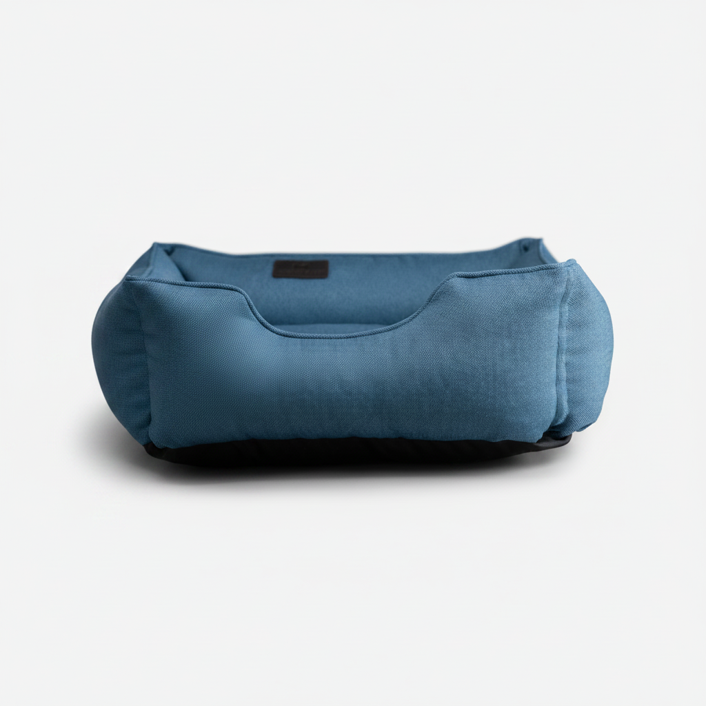 Cotton Sleeper Dog Bed Denim