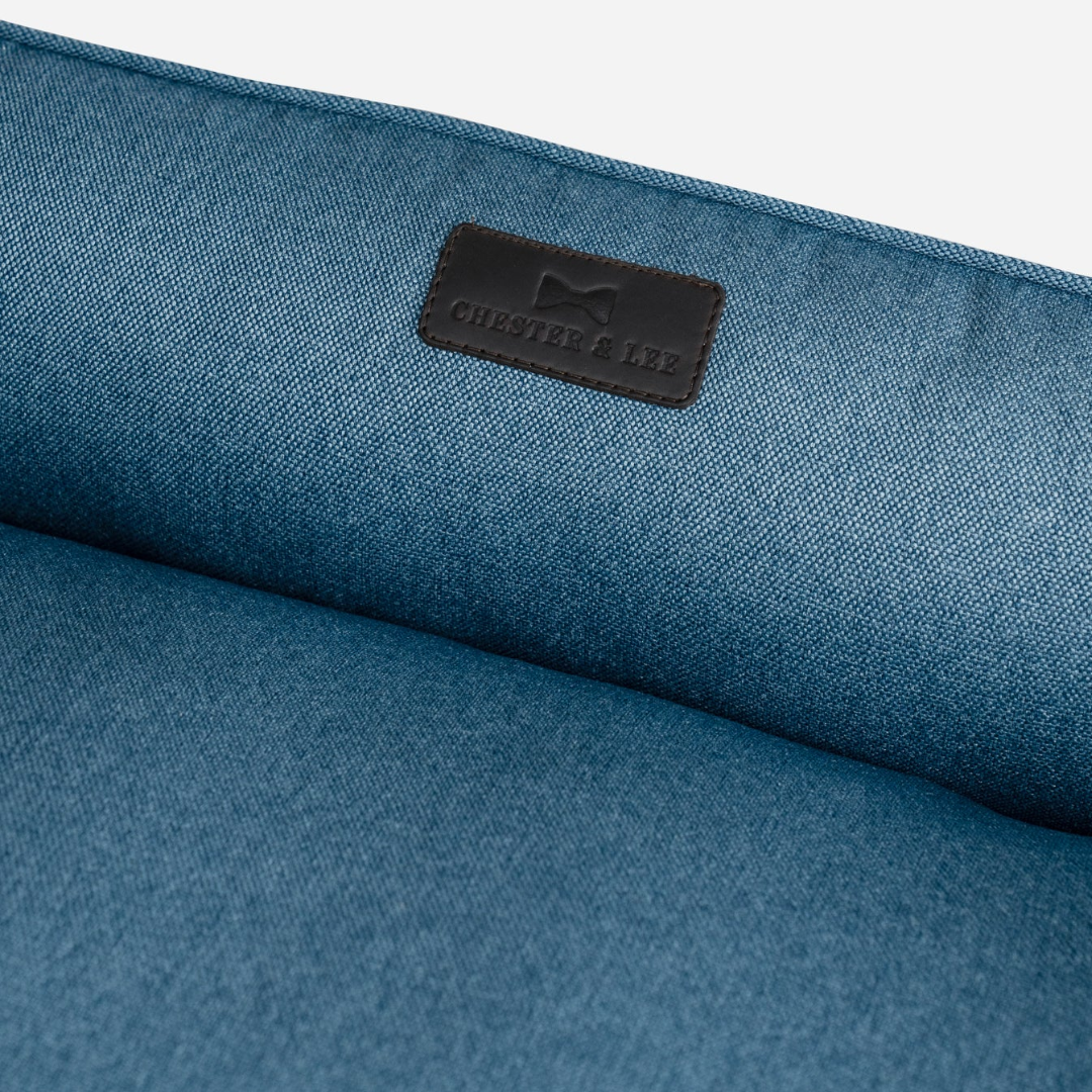 Cotton Sleeper Dog Bed Denim