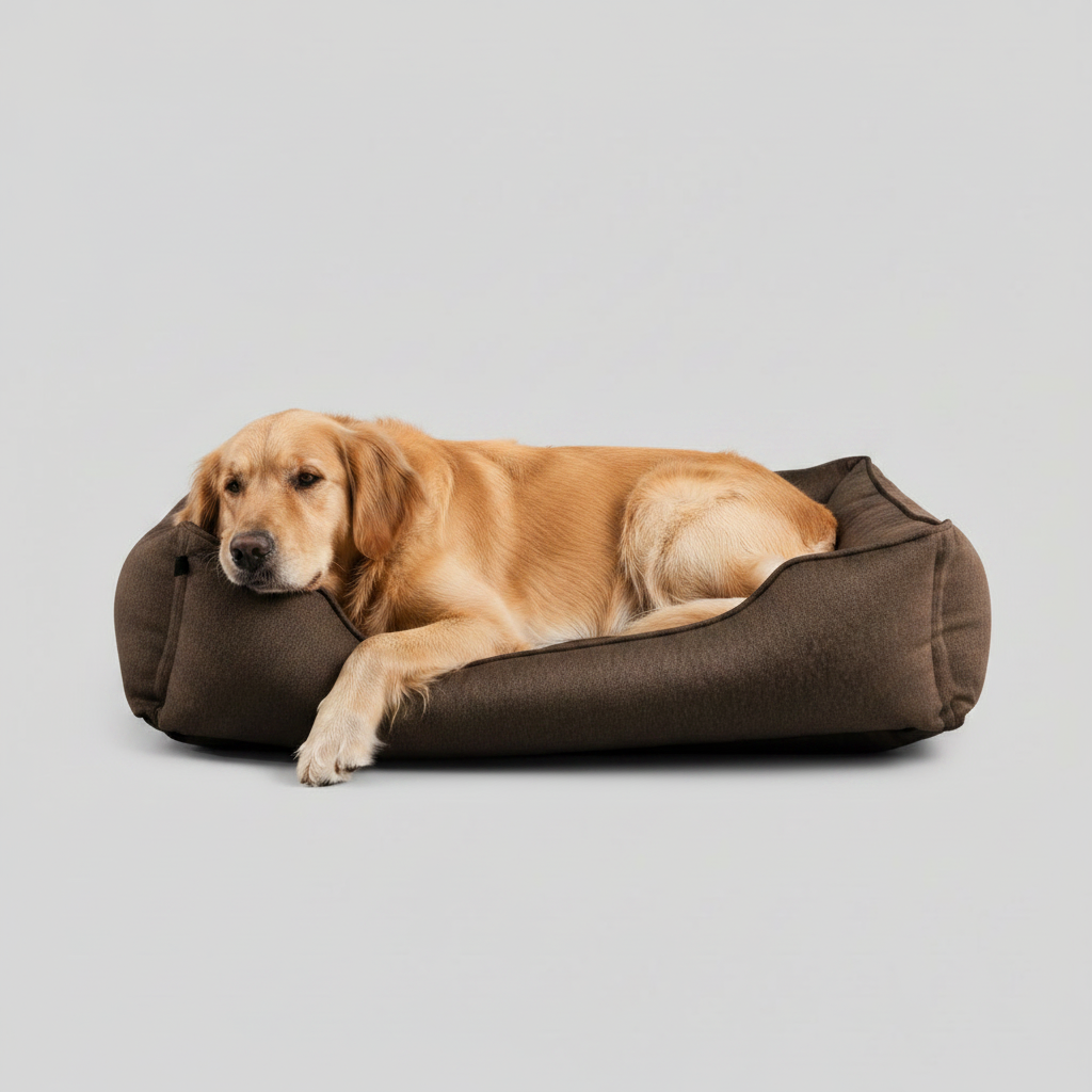 Cotton Sleeper Dog Bed With Flat Surface