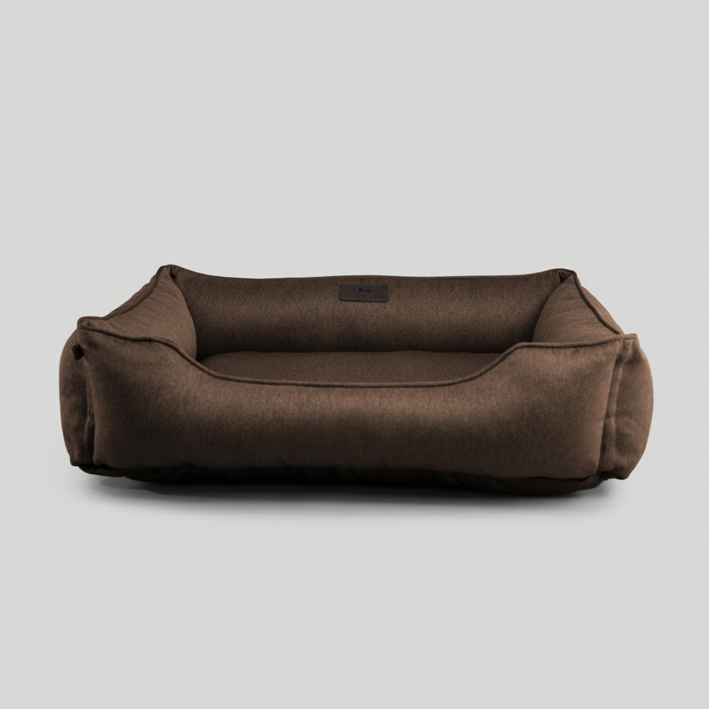 Cotton Sleeper Dog Bed With Flat Surface