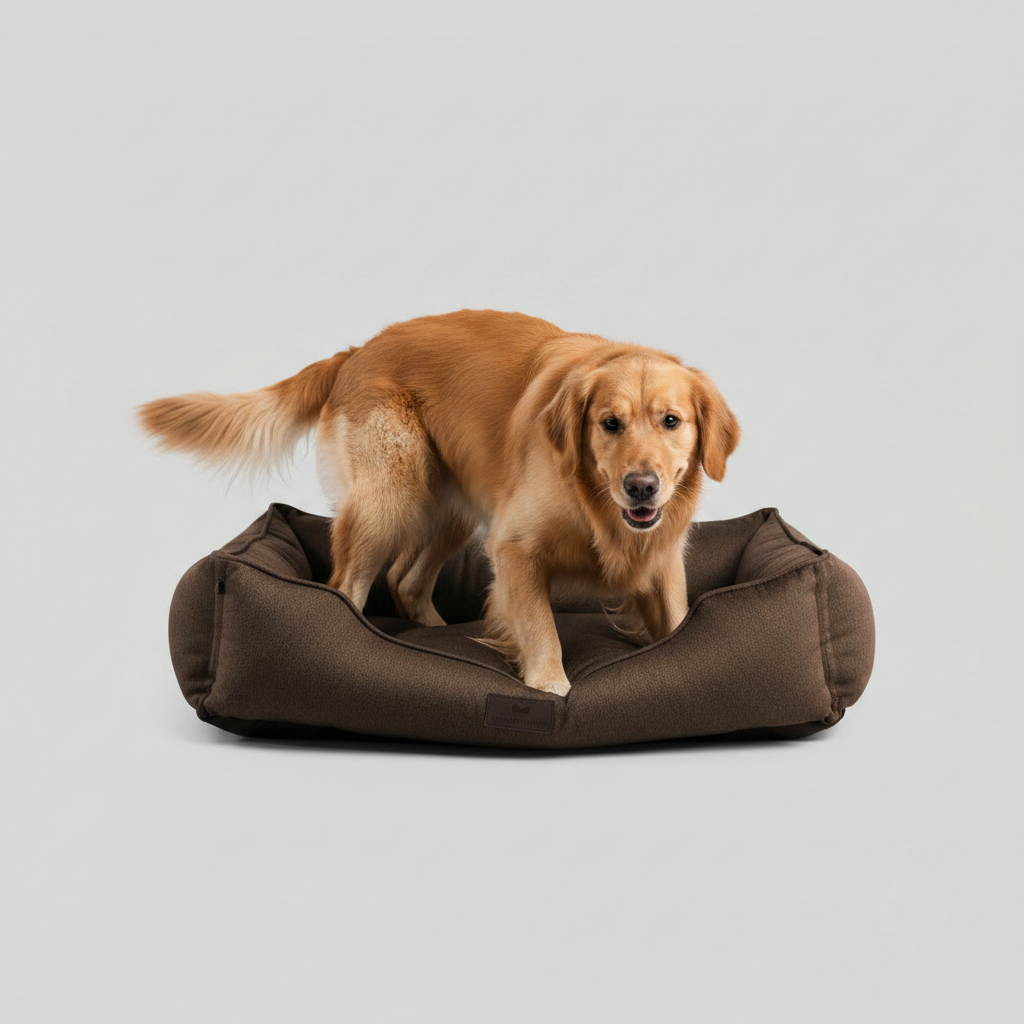 Cotton Sleeper Dog Bed With Flat Surface