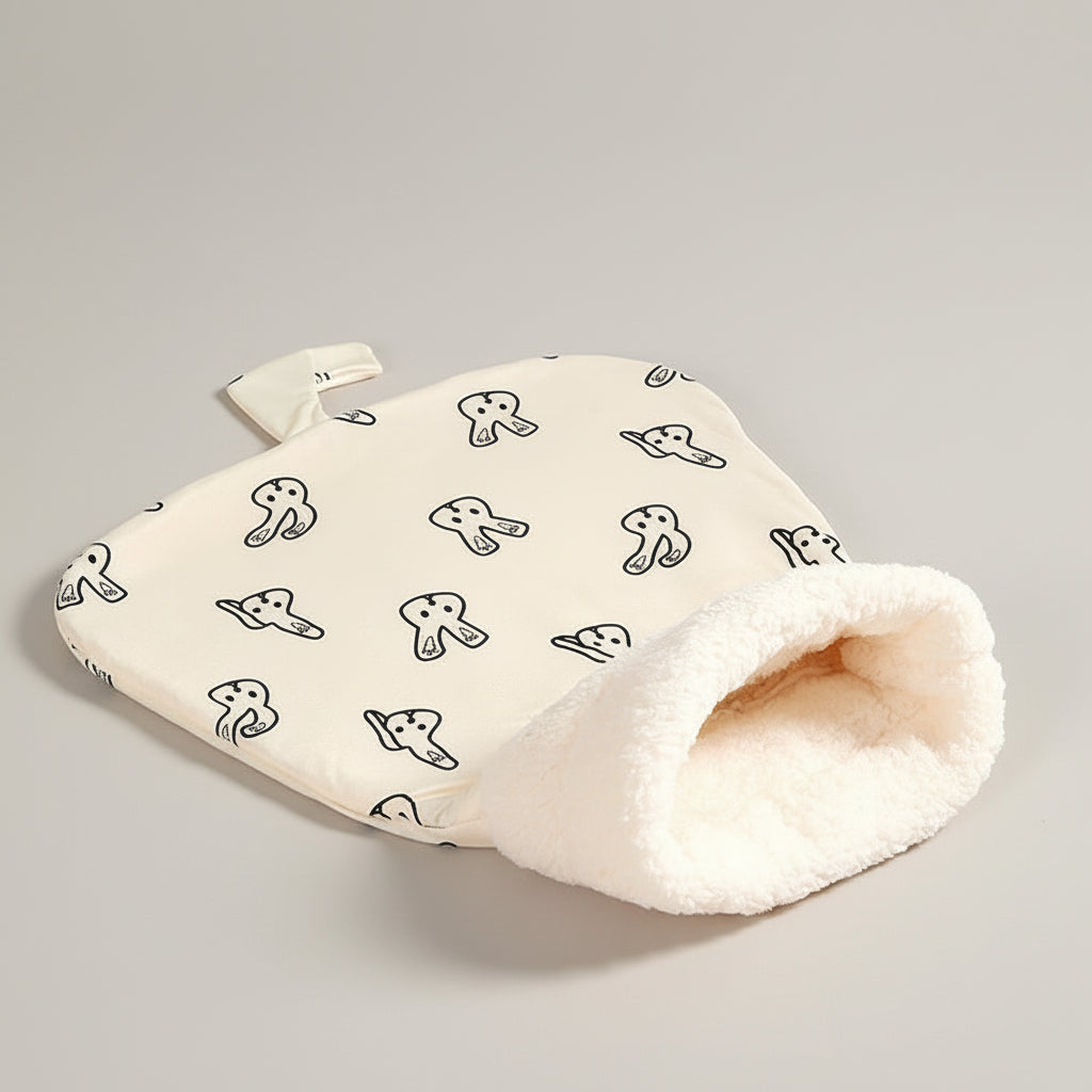 Cozy Cat Sleeping Bag With Pocket
