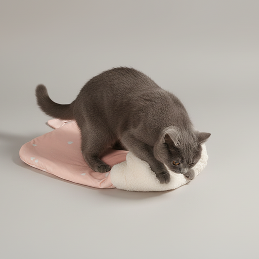Cozy Cat Sleeping Bag With Pocket