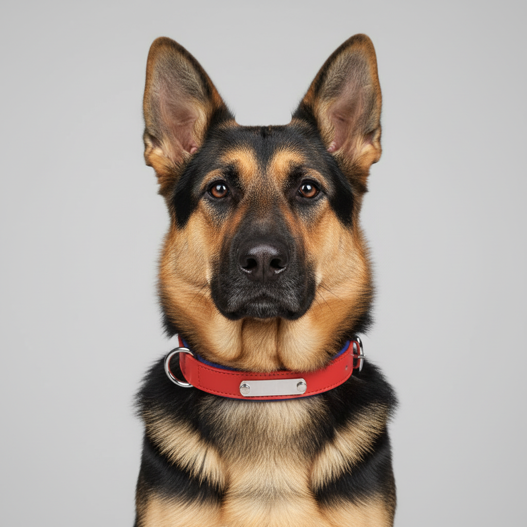 Dual D-Ring Collar With Nameplate