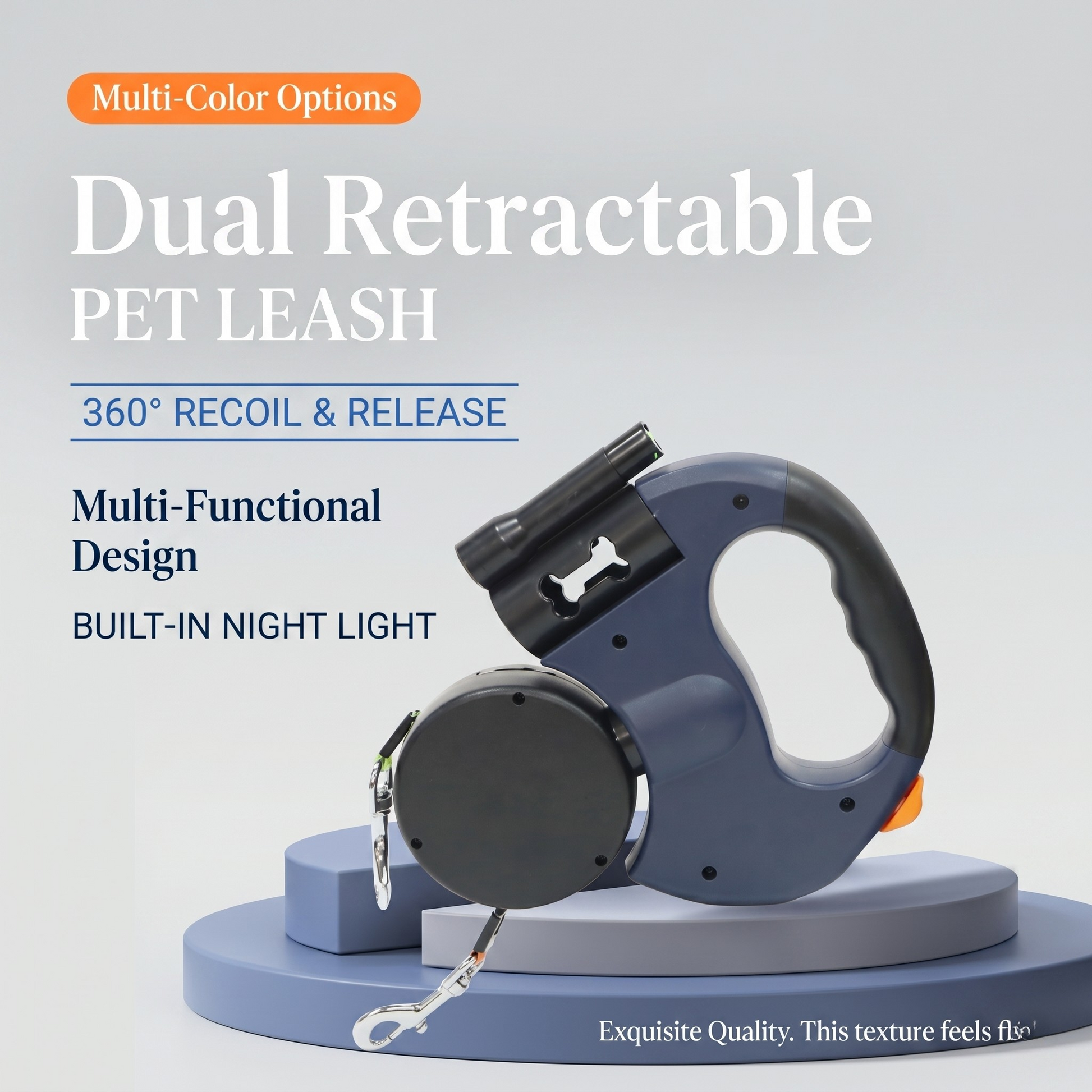 Dual Dog Leash With Anti-Tangle