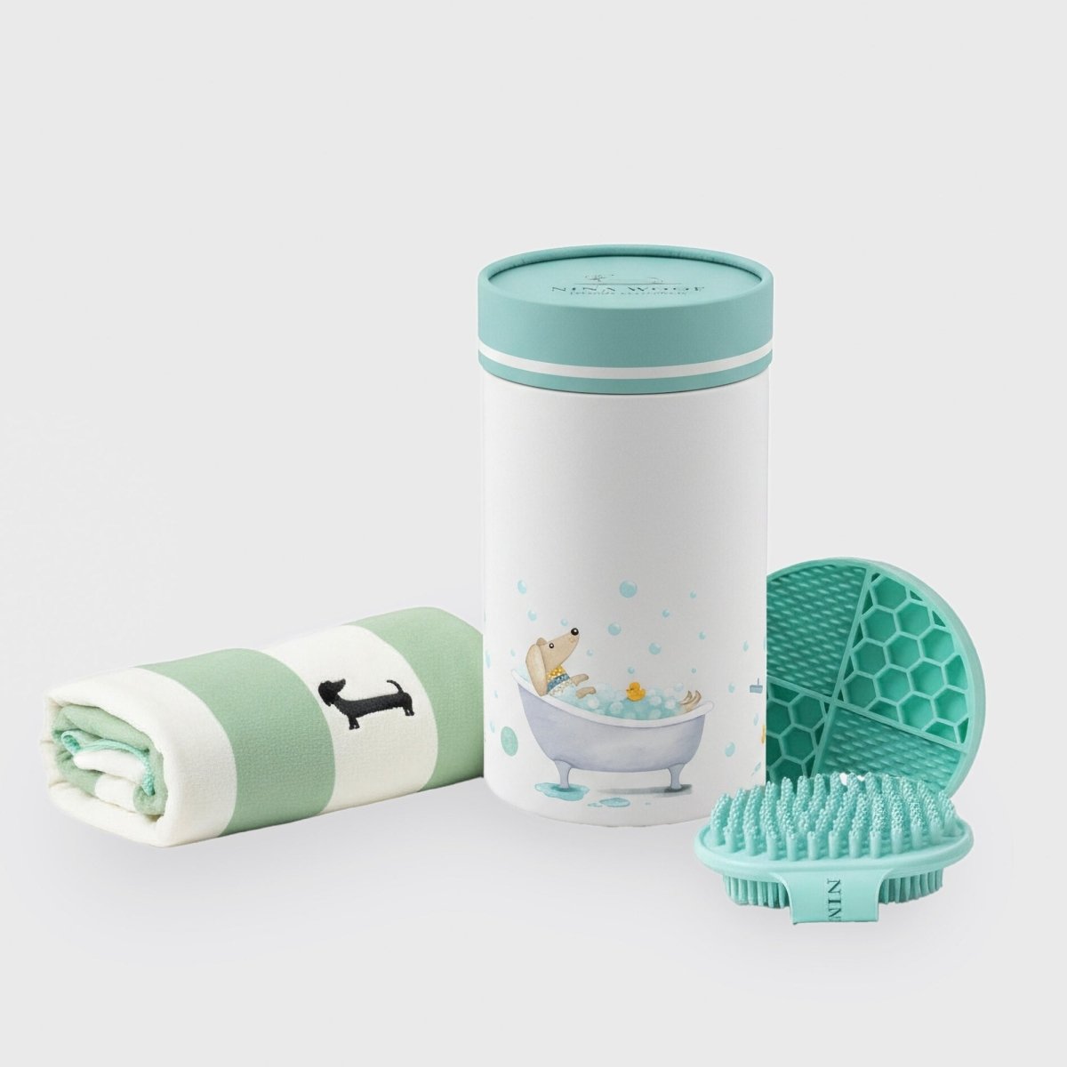 Elegant Grooming Kit with Lick Mat
