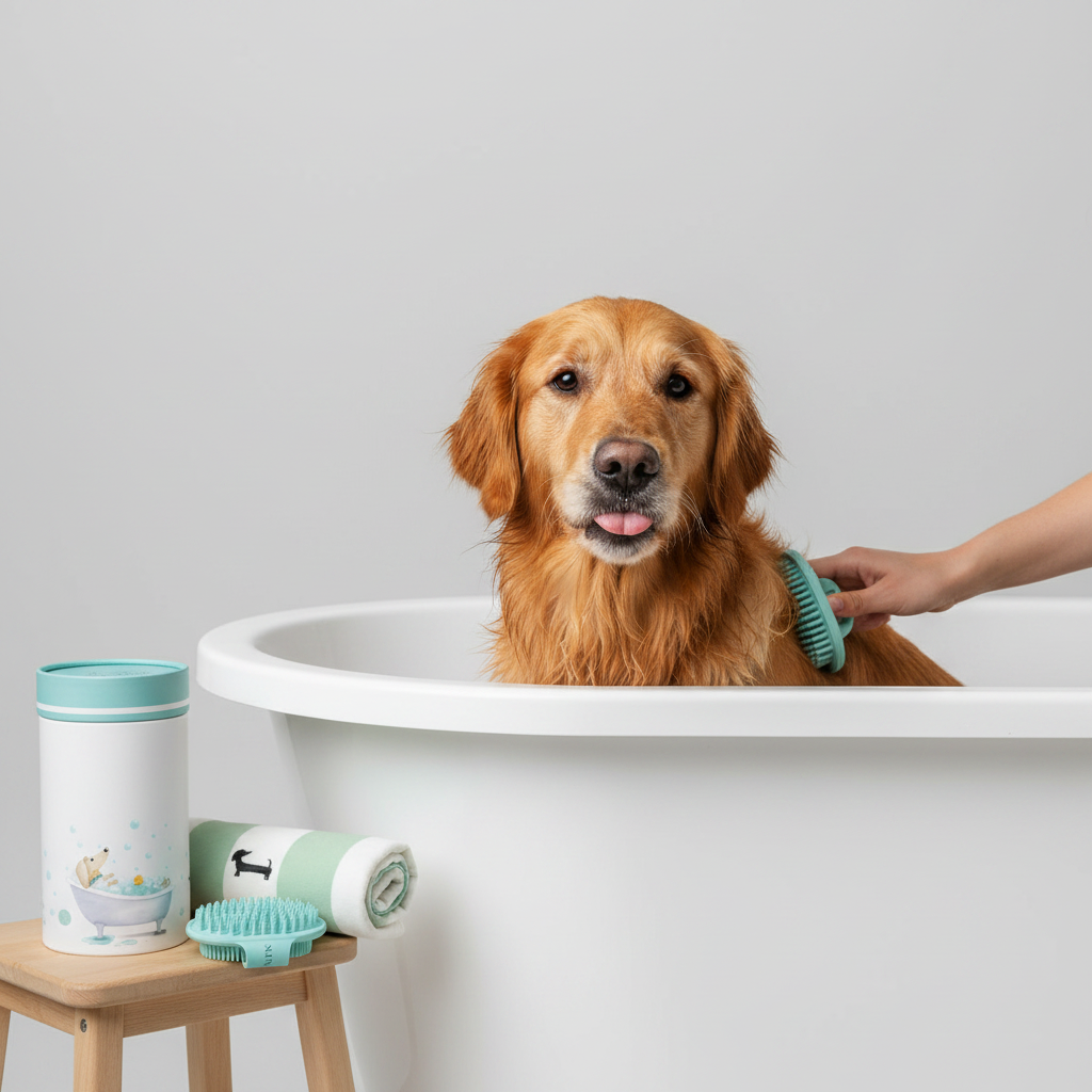 Elegant Grooming Kit with Lick Mat