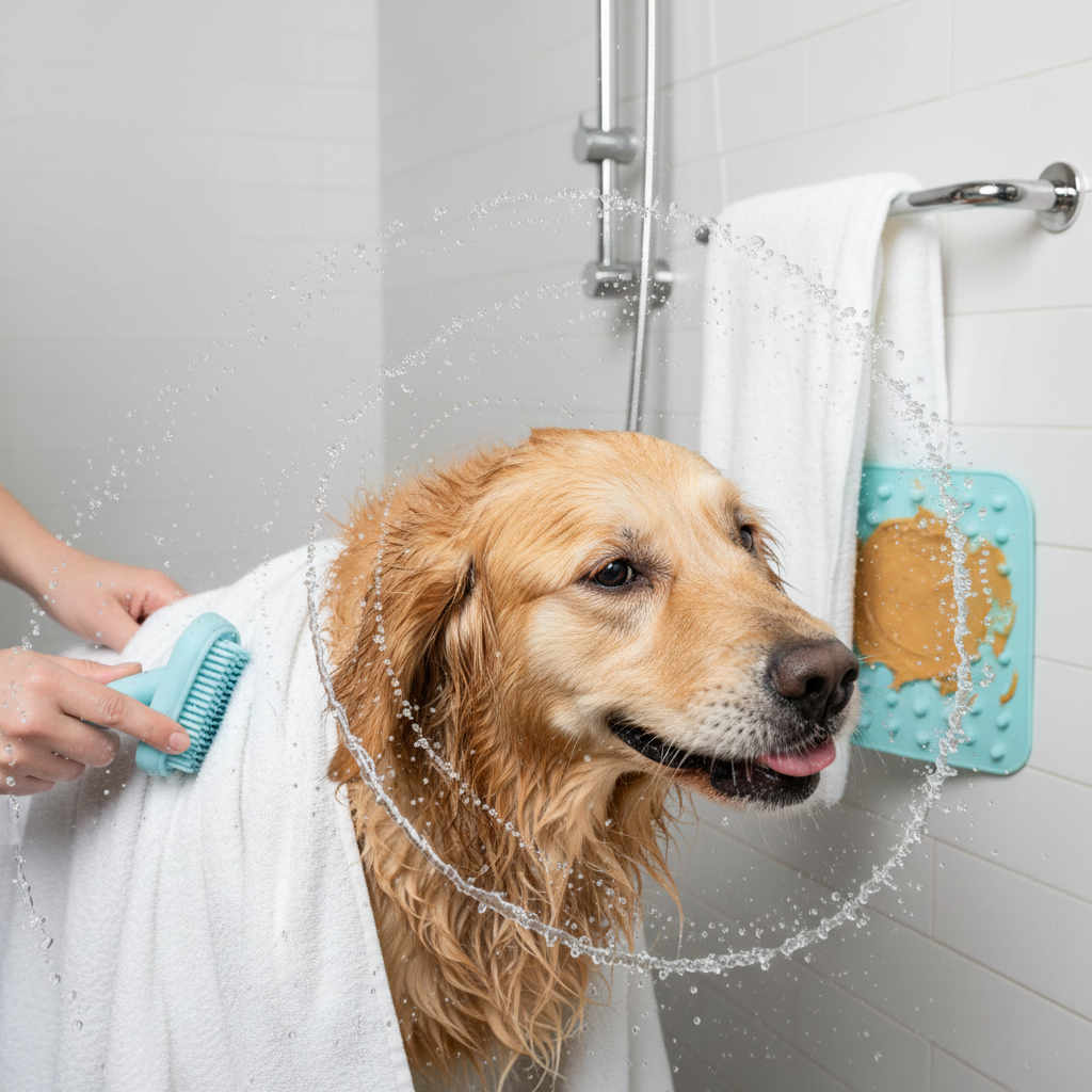 Elegant Grooming Kit with Lick Mat