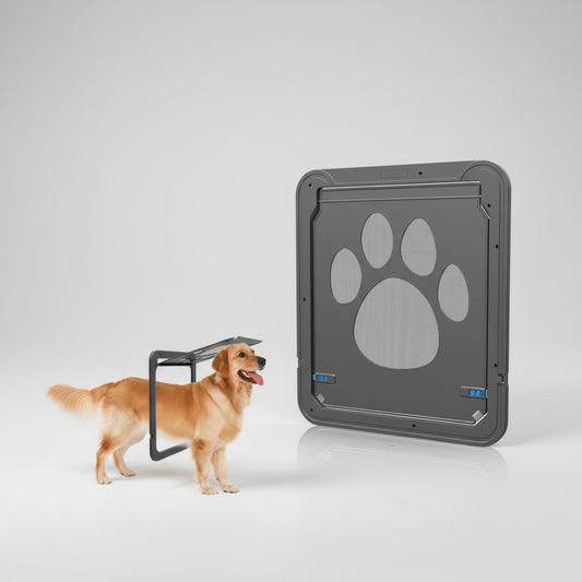 Elegant Pet Screen Door With Flexible Flap