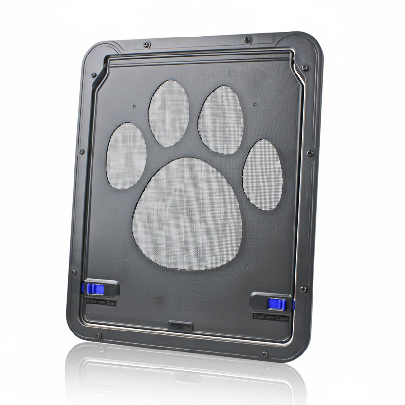 Elegant Pet Screen Door With Flexible Flap