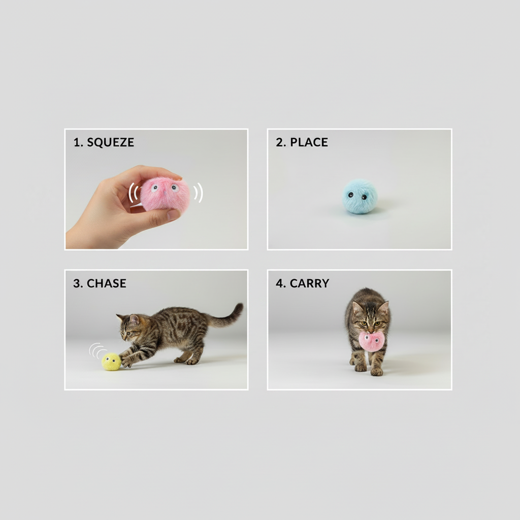 Elegant Squeaker Balls
