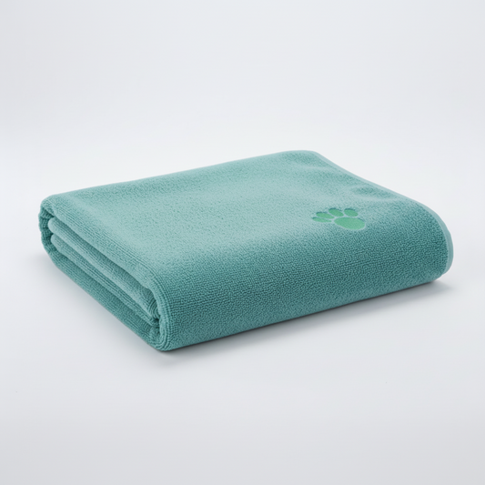 Elegant Towel With Embroidered Design