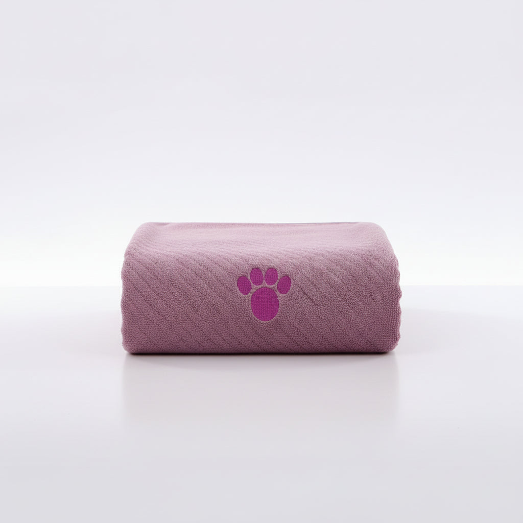 Elegant Towel With Embroidered Design