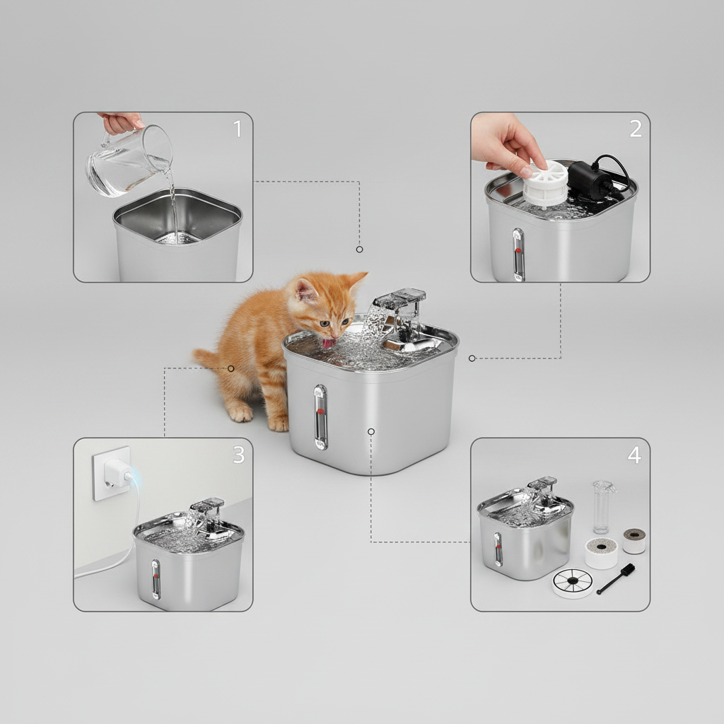 Filtered Water Fountain