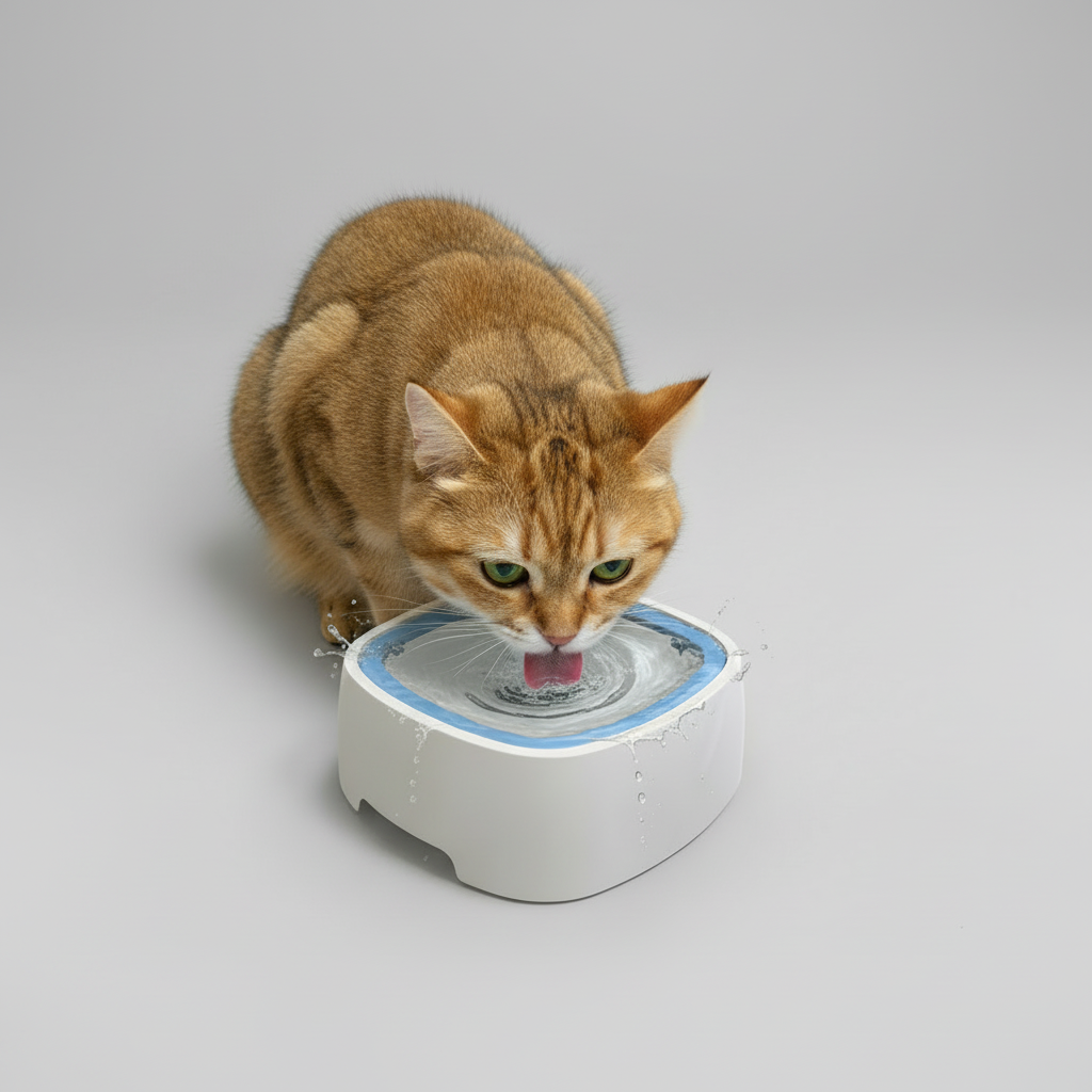Floating Plate Water Bowl