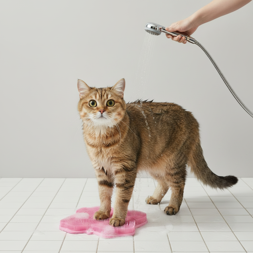 Grooming & Scratching Pad with Multi-Function Design