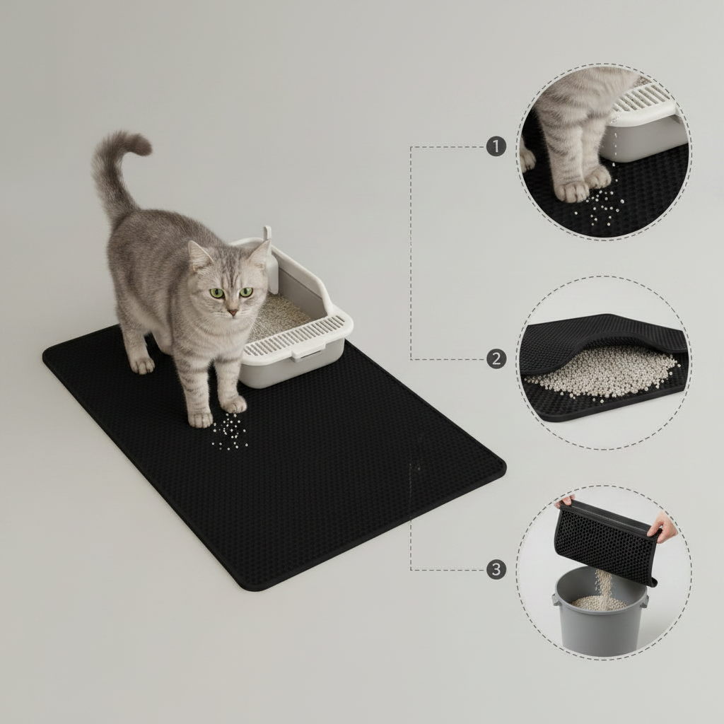 Honeycomb Litter Trapping Mat Double-Layer
