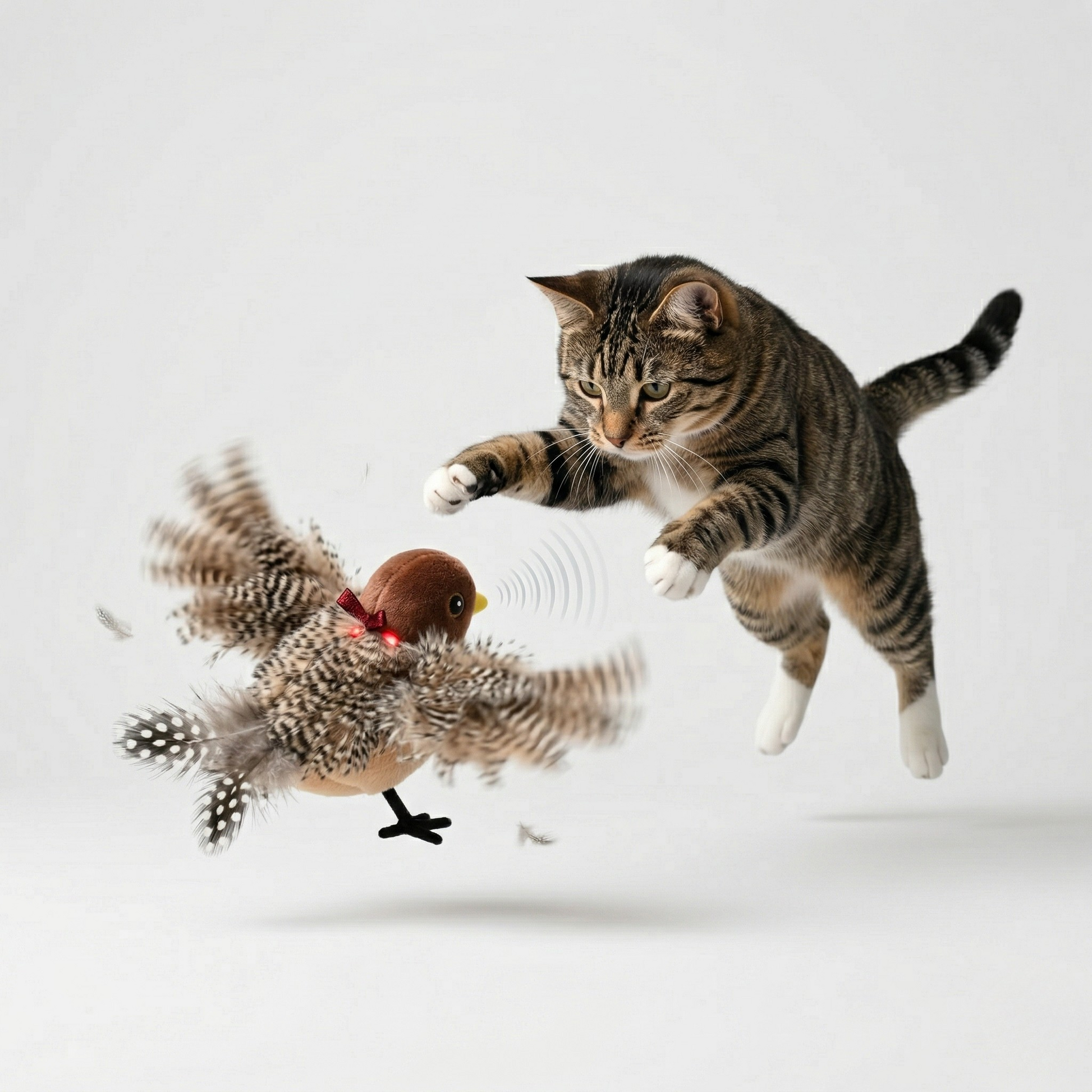 Interactive Cat Toy Flapping Wings