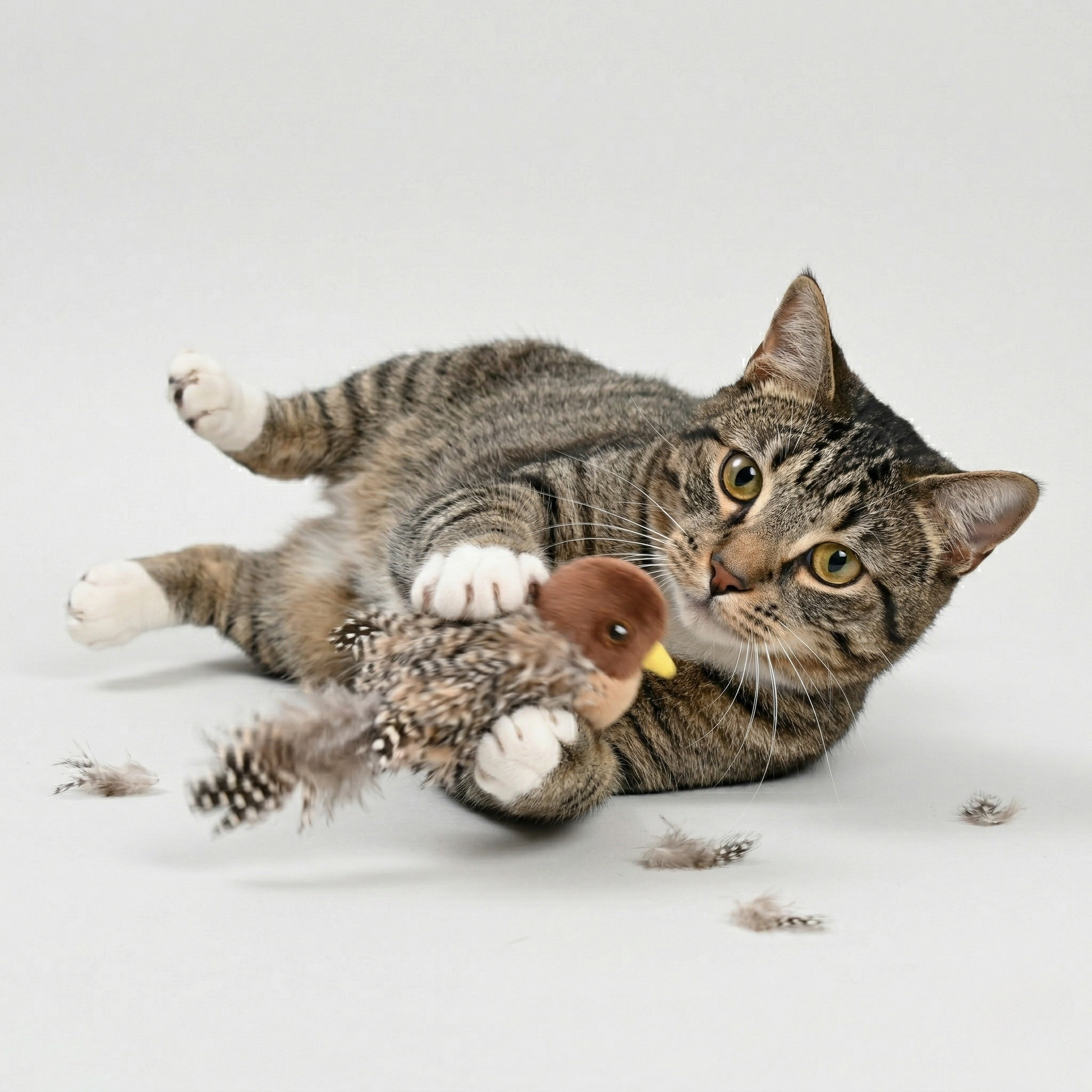 Interactive Cat Toy Flapping Wings