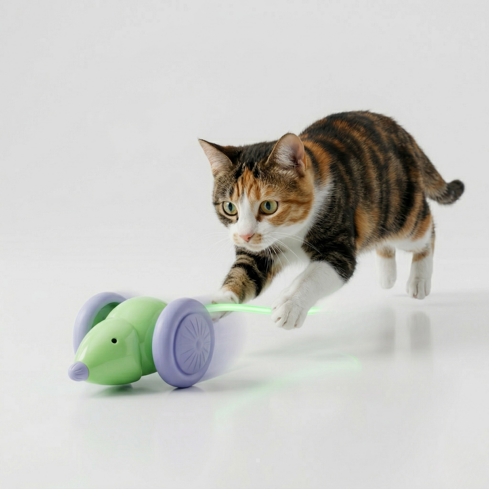 Interactive Mouse Toy with LED Tail