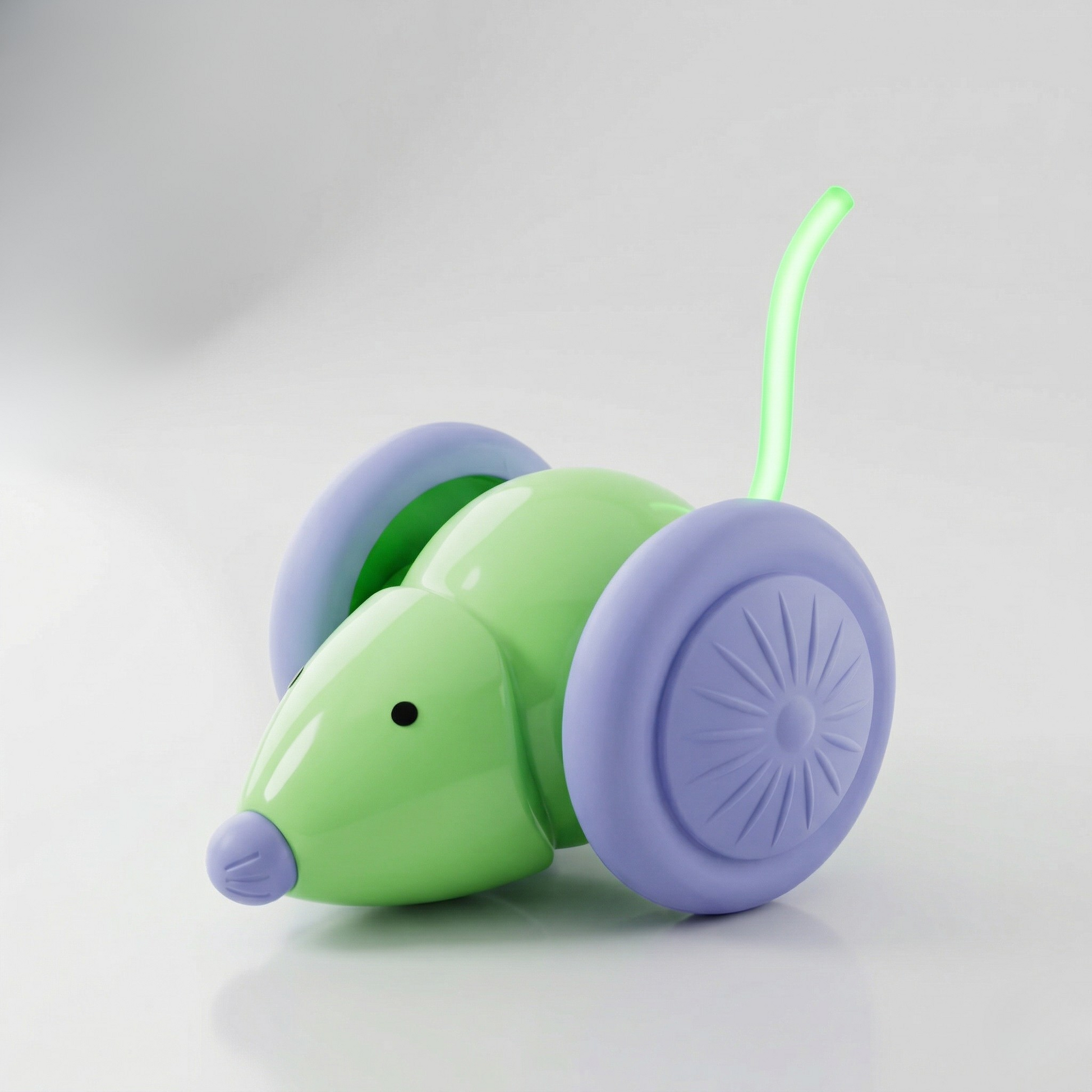 Interactive Mouse Toy with LED Tail