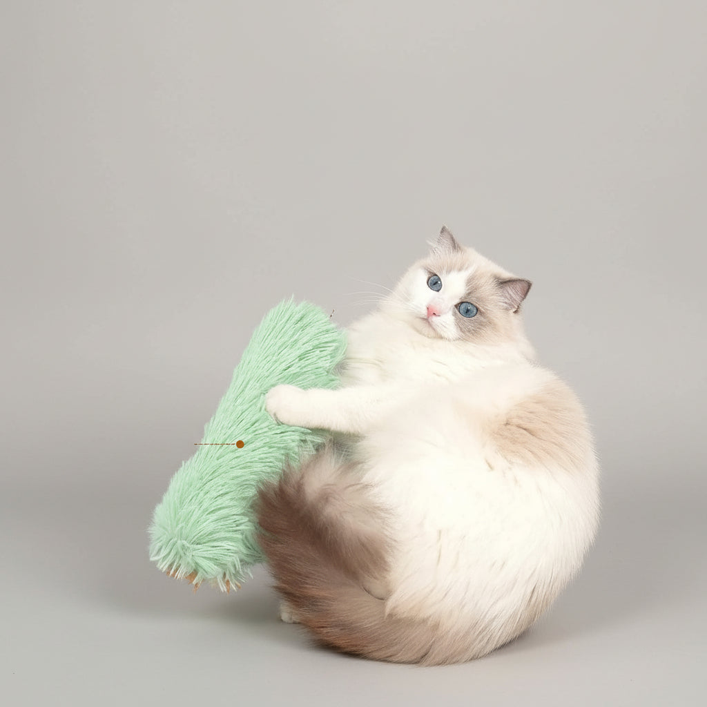 Interactive Plush Pillow With Catnip