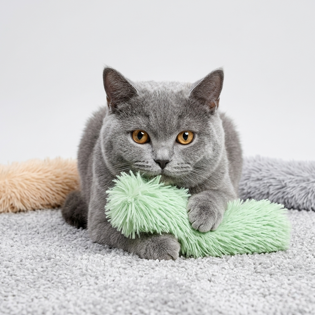Interactive Plush Pillow With Catnip