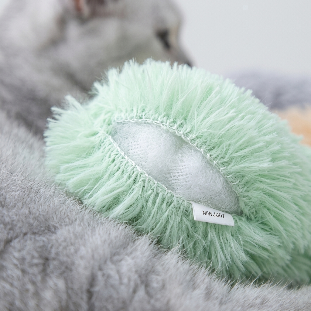 Interactive Plush Pillow With Catnip