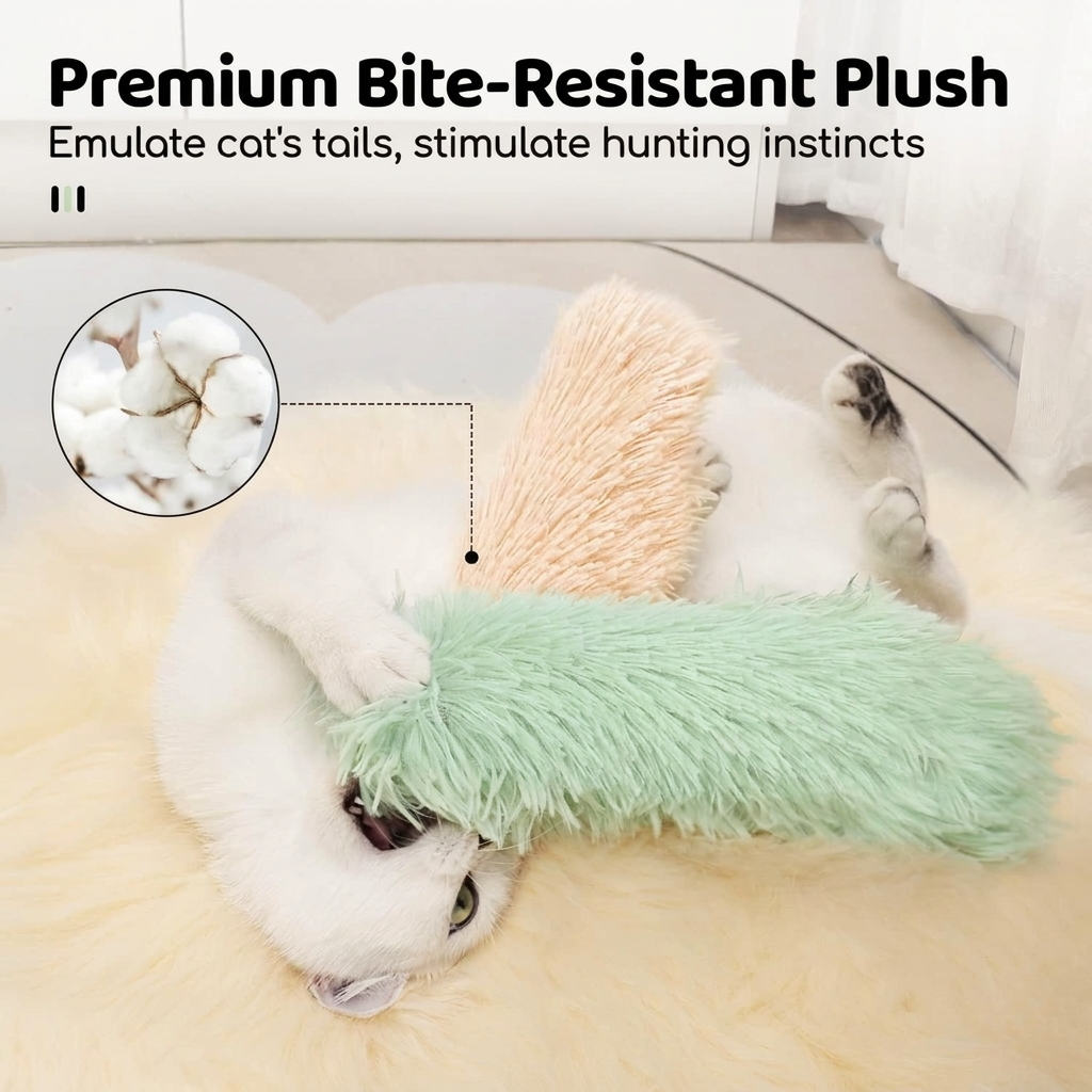 Interactive Plush Pillow With Catnip